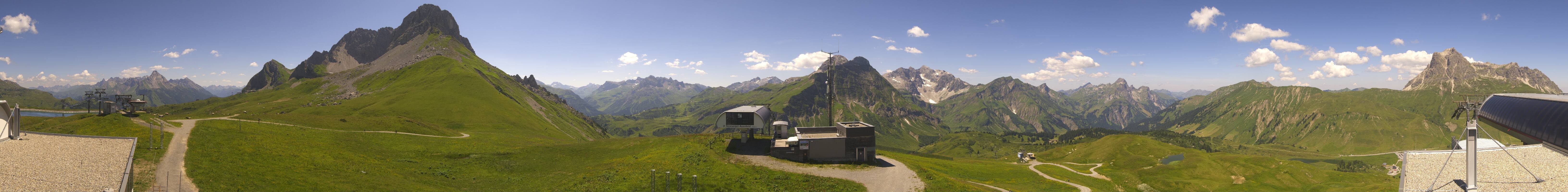 Archived image Webcam Panoramic view Warth Schröcken