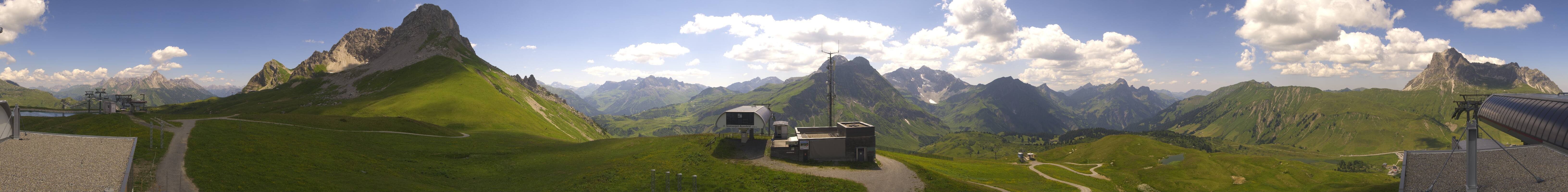Archived image Webcam Panoramic view Warth Schröcken