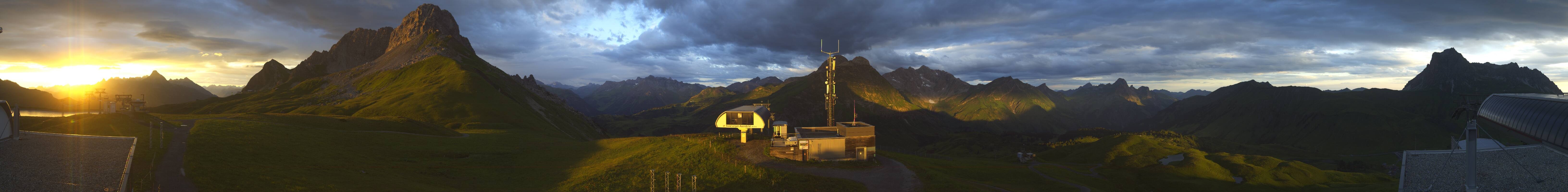 Archived image Webcam Panoramic view Warth Schröcken