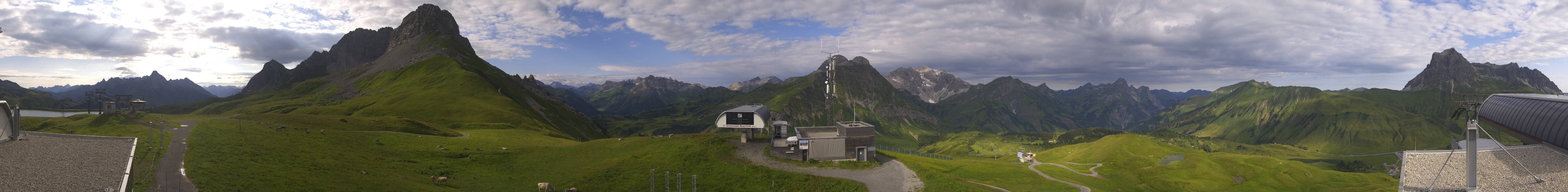 Archived image Webcam Panoramic view Warth Schröcken