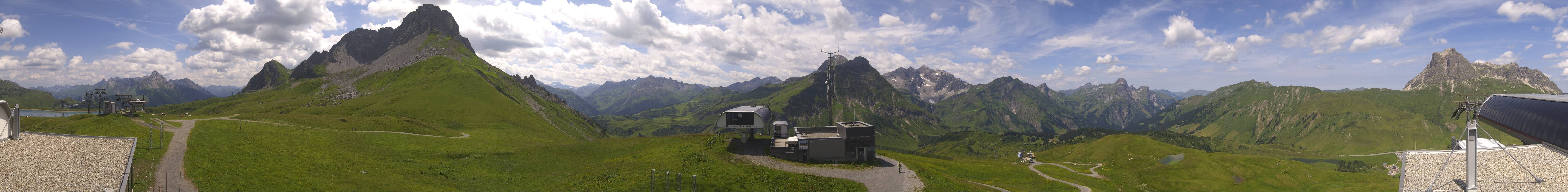 Archived image Webcam Panoramic view Warth Schröcken