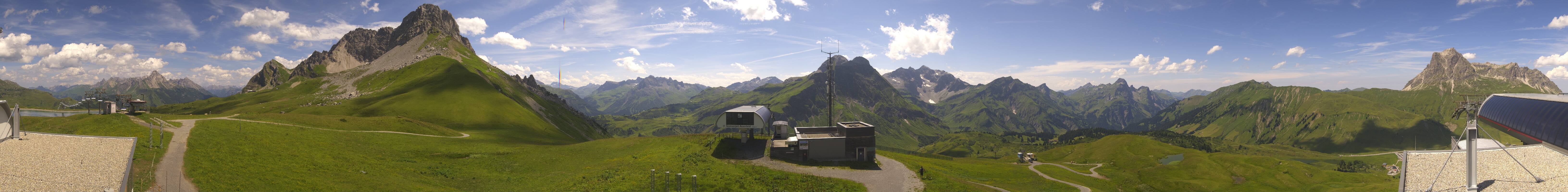 Archived image Webcam Panoramic view Warth Schröcken