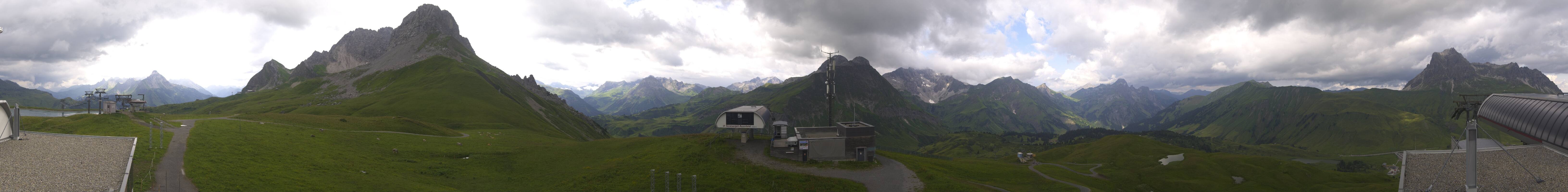 Archived image Webcam Panoramic view Warth Schröcken
