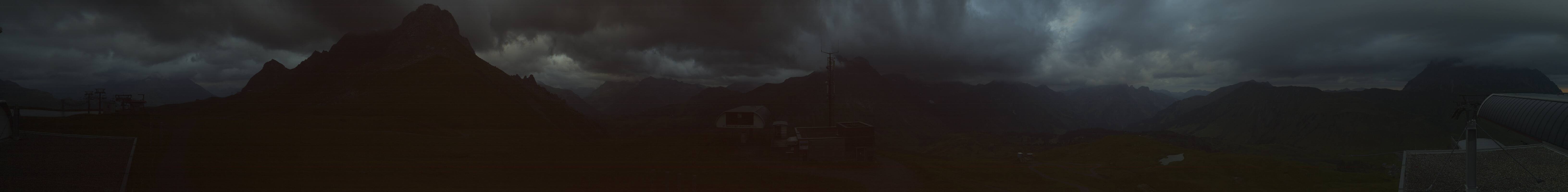 Archiv Foto Webcam Warth Schröcken - Panorama Saloberjet