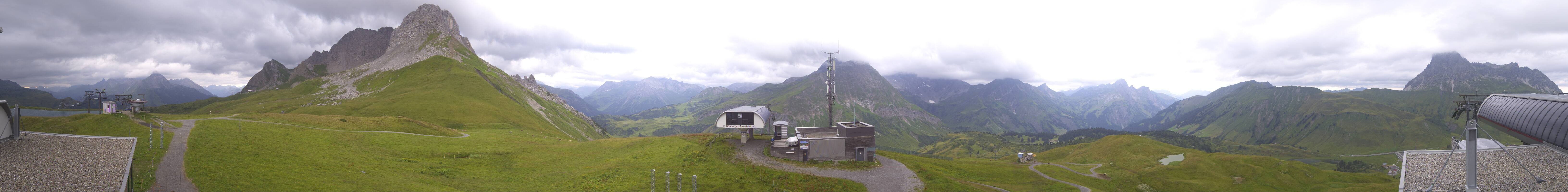 Archiv Foto Webcam Warth Schröcken - Panorama Saloberjet