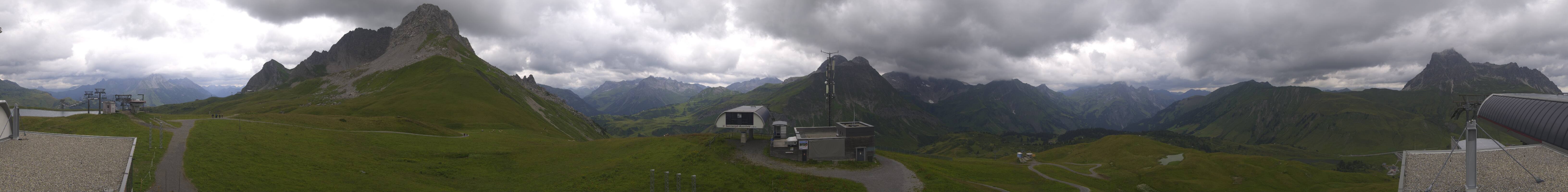 Archiv Foto Webcam Warth Schröcken - Panorama Saloberjet