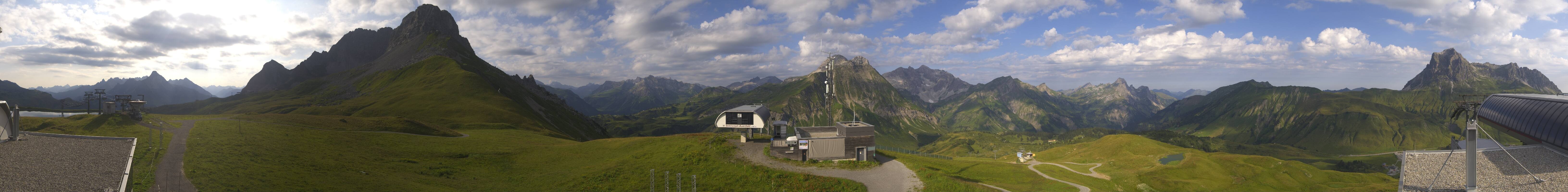 Archiv Foto Webcam Warth Schröcken - Panorama Saloberjet