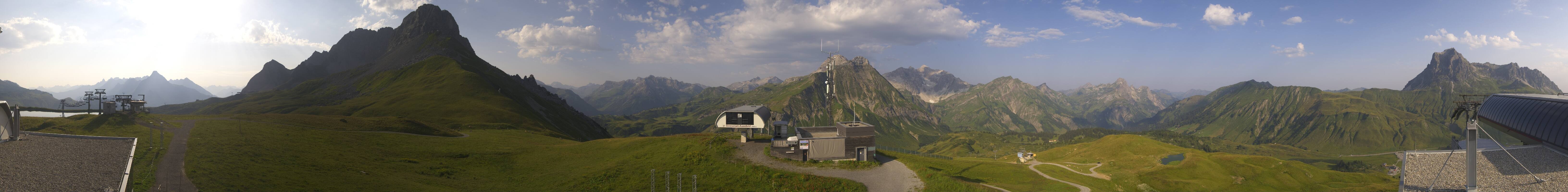 Archiv Foto Webcam Warth Schröcken - Panorama Saloberjet