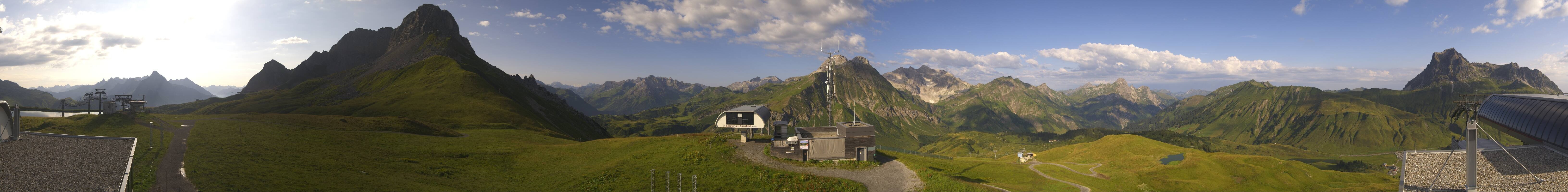 Archiv Foto Webcam Warth Schröcken - Panorama Saloberjet