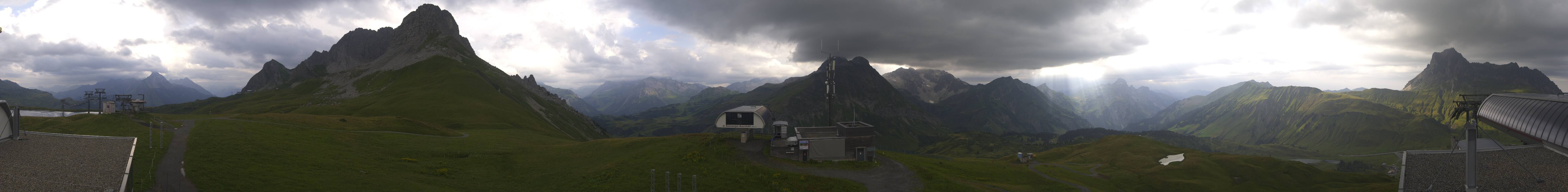 Archiv Foto Webcam Warth Schröcken - Panorama Saloberjet