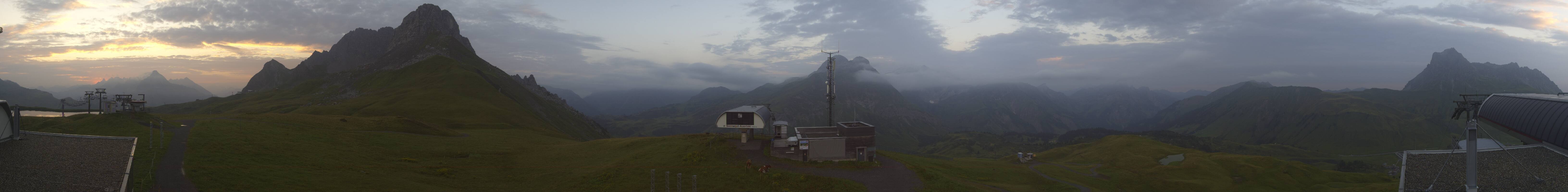 Archiv Foto Webcam Warth Schröcken - Panorama Saloberjet