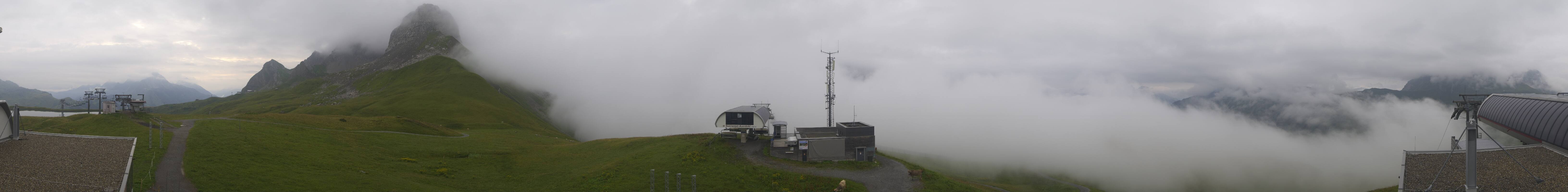Archiv Foto Webcam Warth Schröcken - Panorama Saloberjet