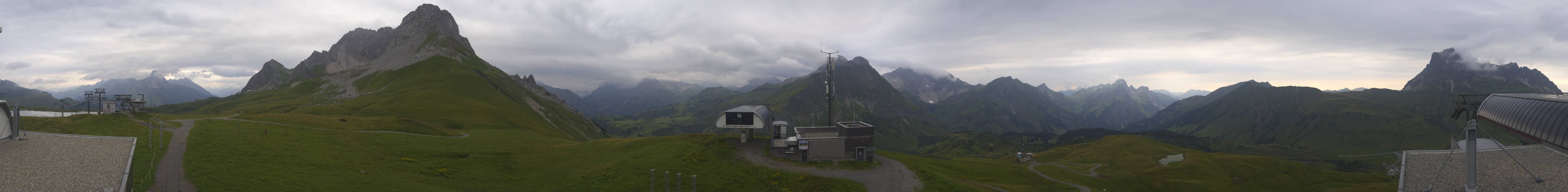 Archiv Foto Webcam Warth Schröcken - Panorama Saloberjet