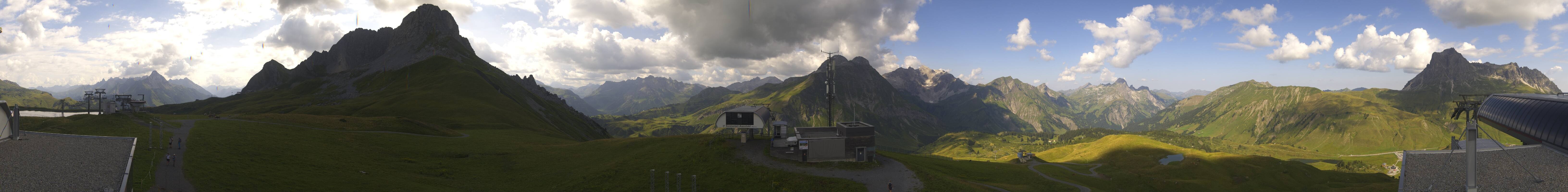 Archiv Foto Webcam Warth Schröcken - Panorama Saloberjet