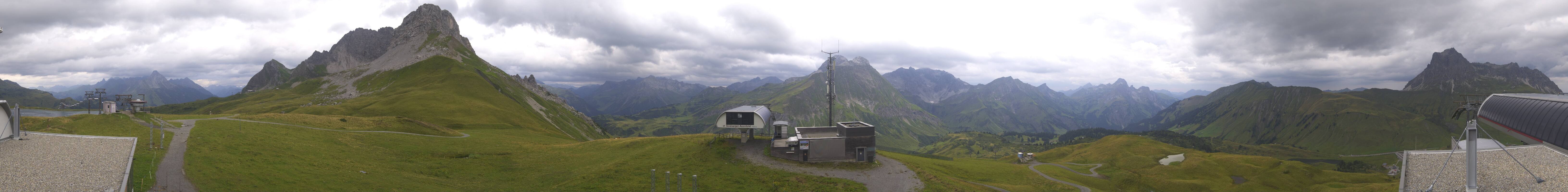 Archiv Foto Webcam Warth Schröcken - Panorama Saloberjet