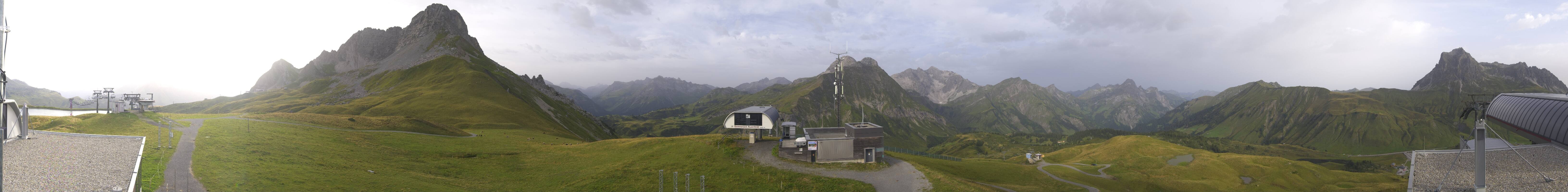 Archiv Foto Webcam Warth Schröcken - Panorama Saloberjet