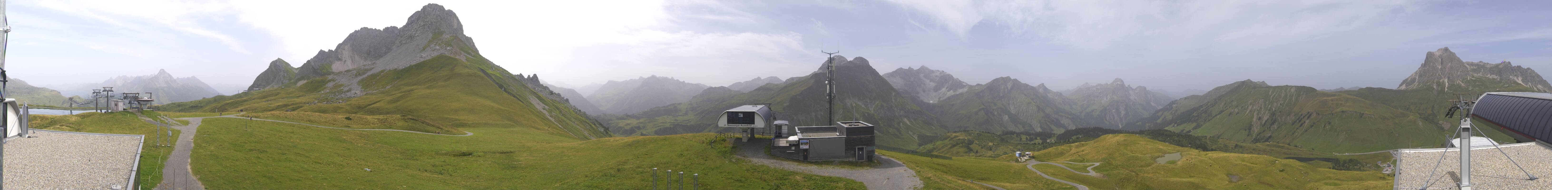 Archiv Foto Webcam Warth Schröcken - Panorama Saloberjet