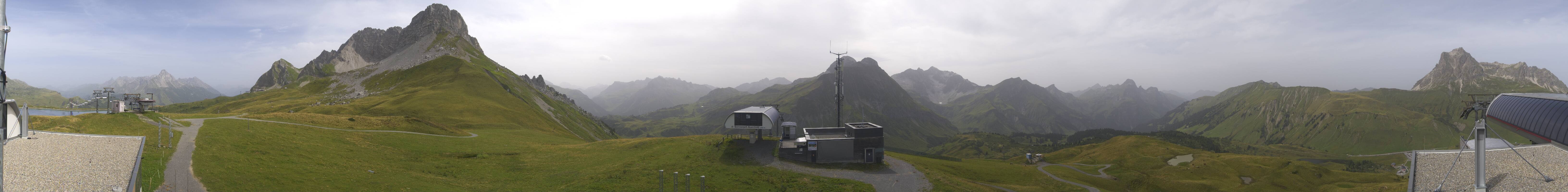 Archiv Foto Webcam Warth Schröcken - Panorama Saloberjet