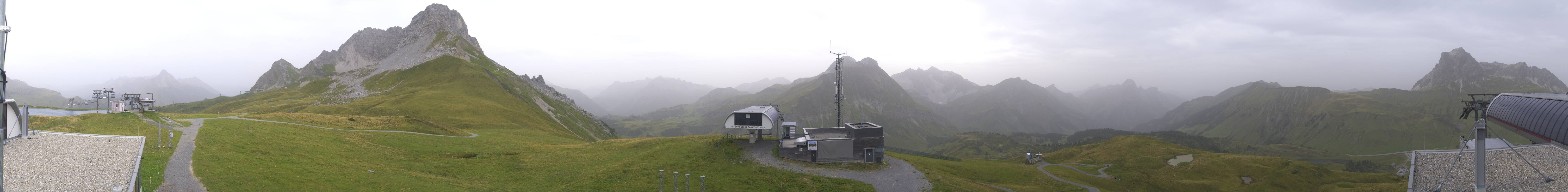 Archiv Foto Webcam Warth Schröcken - Panorama Saloberjet