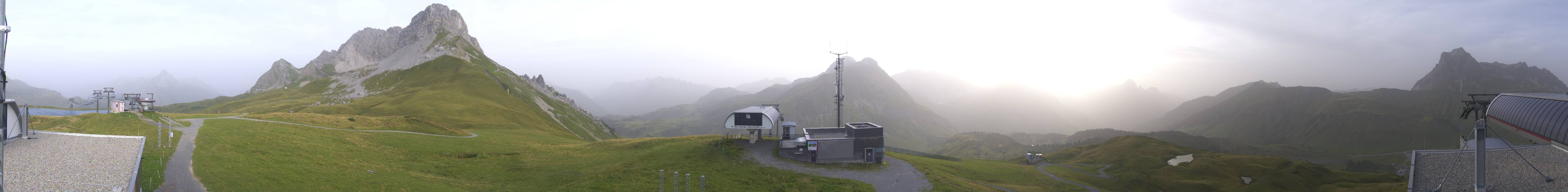 Archiv Foto Webcam Warth Schröcken - Panorama Saloberjet