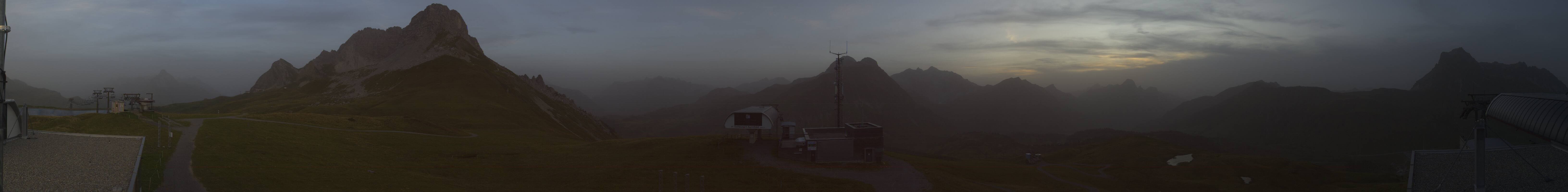 Archiv Foto Webcam Warth Schröcken - Panorama Saloberjet