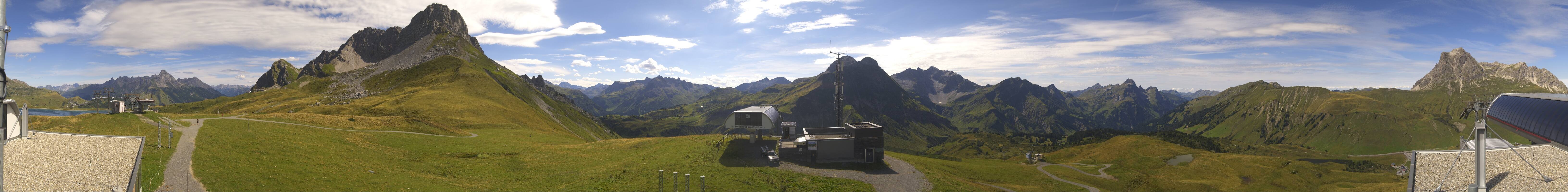 Archiv Foto Webcam Warth Schröcken - Panorama Saloberjet