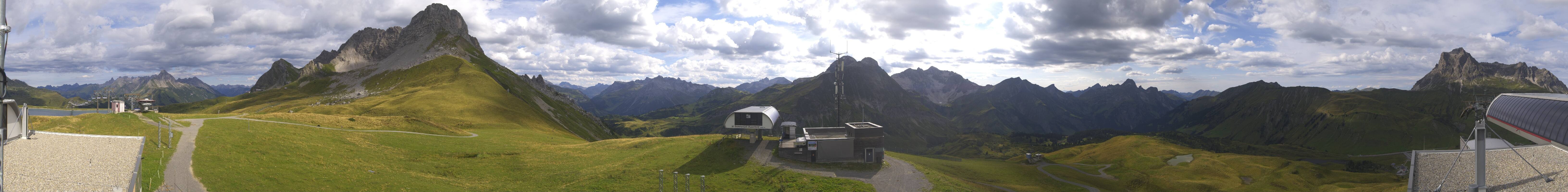 Archiv Foto Webcam Warth Schröcken - Panorama Saloberjet
