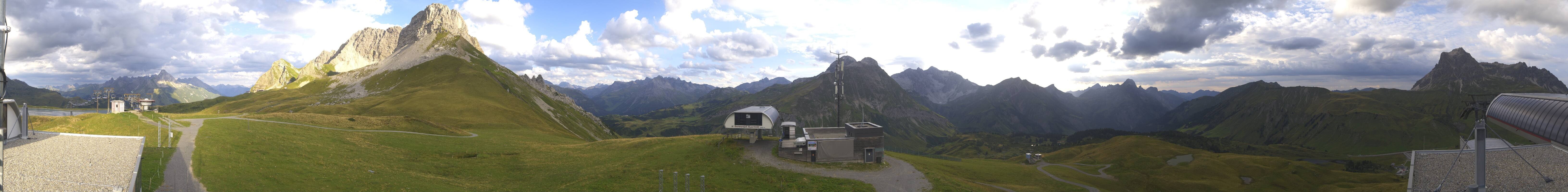 Archiv Foto Webcam Warth Schröcken - Panorama Saloberjet