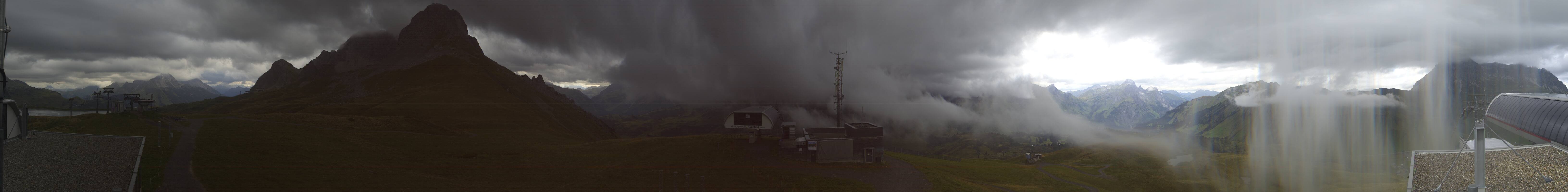 Archiv Foto Webcam Warth Schröcken - Panorama Saloberjet