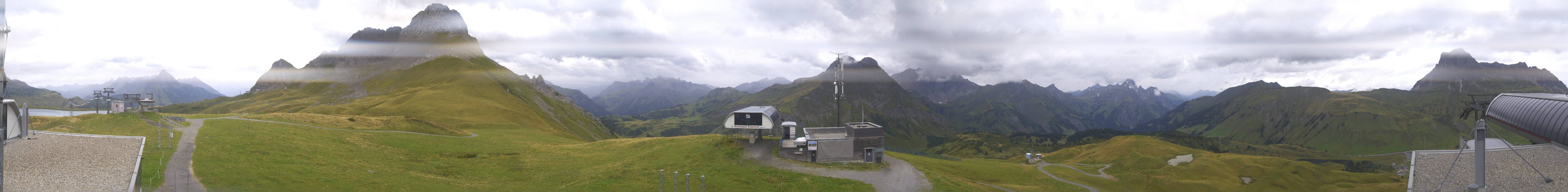 Archiv Foto Webcam Warth Schröcken - Panorama Saloberjet