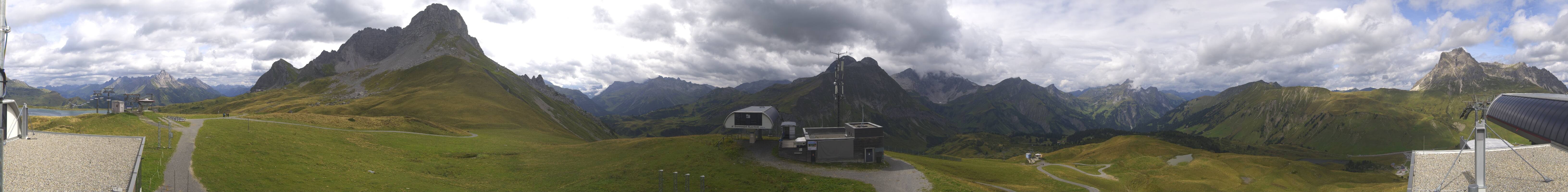 Archiv Foto Webcam Warth Schröcken - Panorama Saloberjet