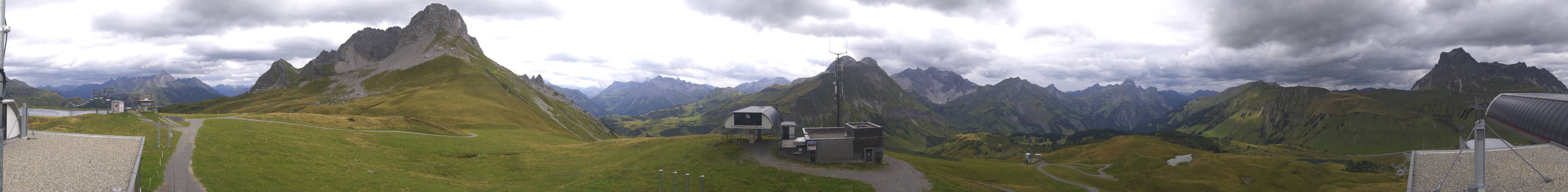 Archiv Foto Webcam Warth Schröcken - Panorama Saloberjet