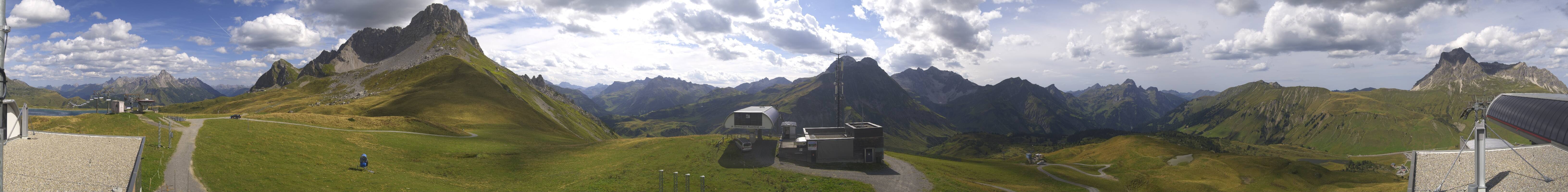 Archiv Foto Webcam Warth Schröcken - Panorama Saloberjet