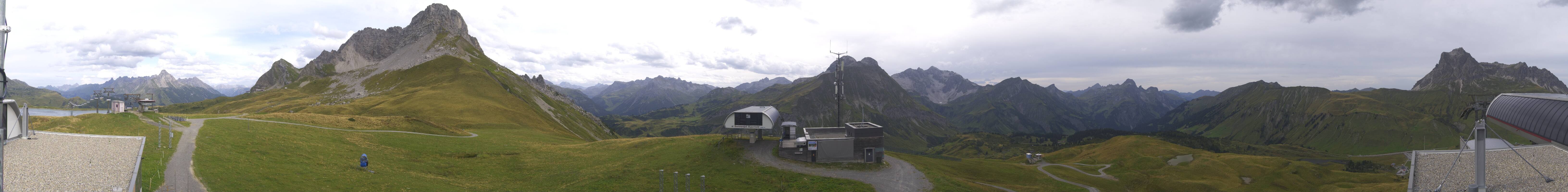 Archiv Foto Webcam Warth Schröcken - Panorama Saloberjet