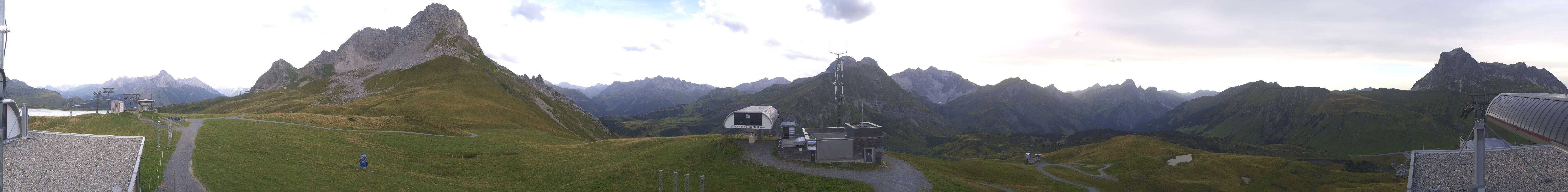 Archiv Foto Webcam Warth Schröcken - Panorama Saloberjet