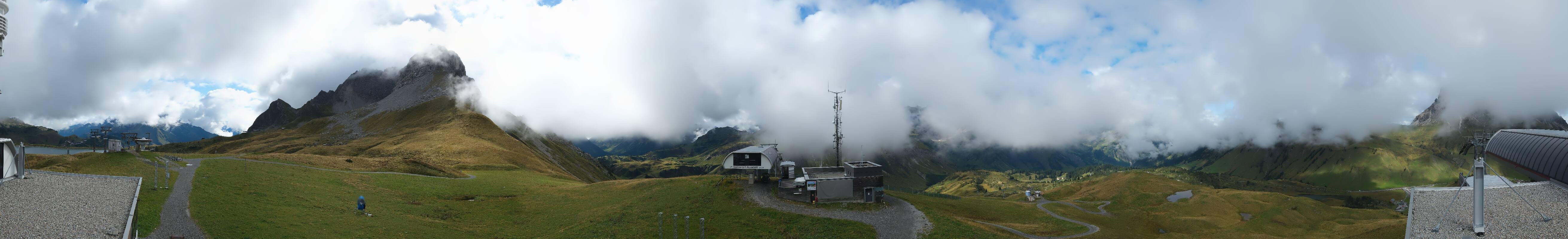 Archiv Foto Webcam Warth Schröcken - Panorama Saloberjet