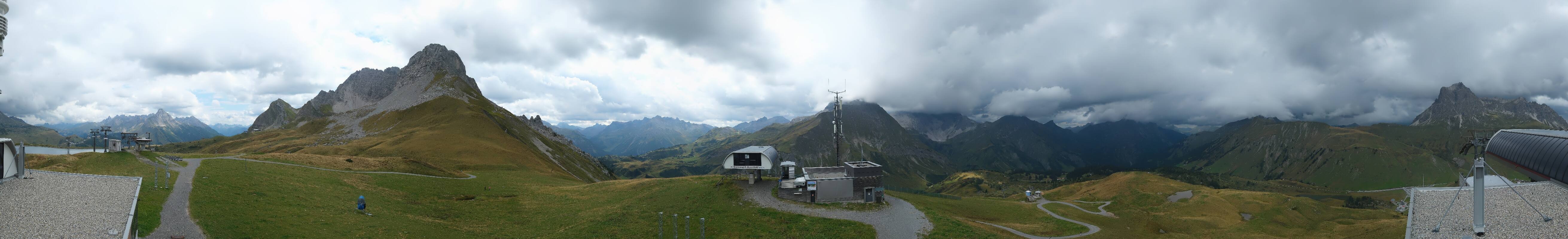 Archiv Foto Webcam Warth Schröcken - Panorama Saloberjet