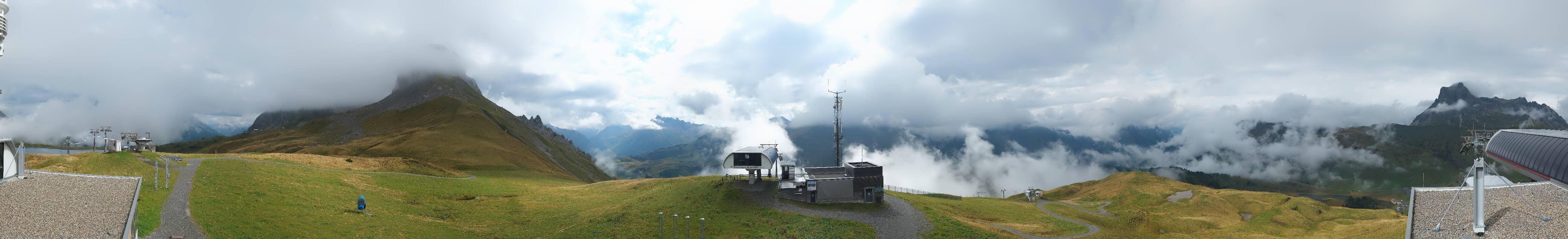 Archiv Foto Webcam Warth Schröcken - Panorama Saloberjet