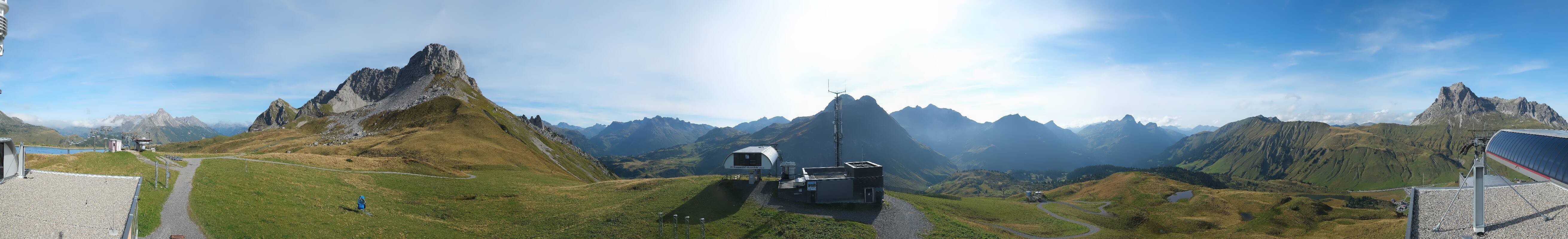 Archiv Foto Webcam Warth Schröcken - Panorama Saloberjet
