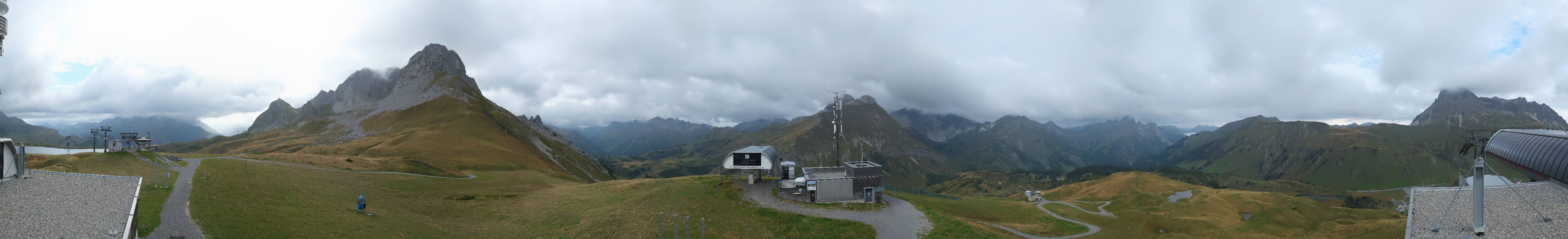 Archiv Foto Webcam Warth Schröcken - Panorama Saloberjet