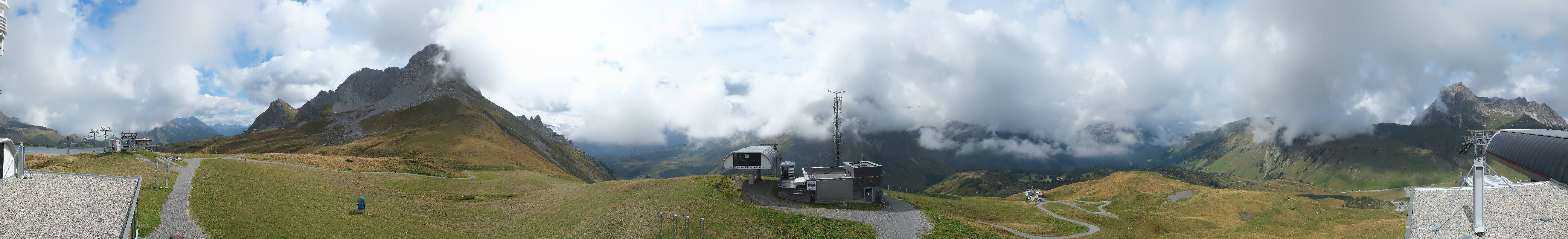 Archiv Foto Webcam Warth Schröcken - Panorama Saloberjet