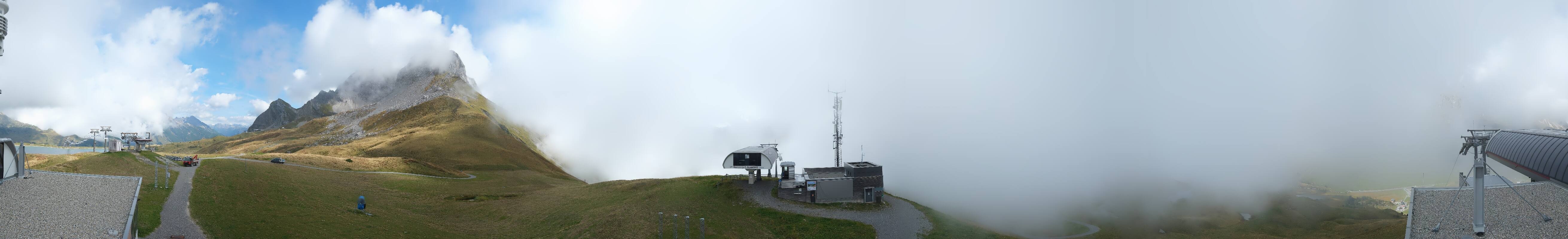 Archiv Foto Webcam Warth Schröcken - Panorama Saloberjet