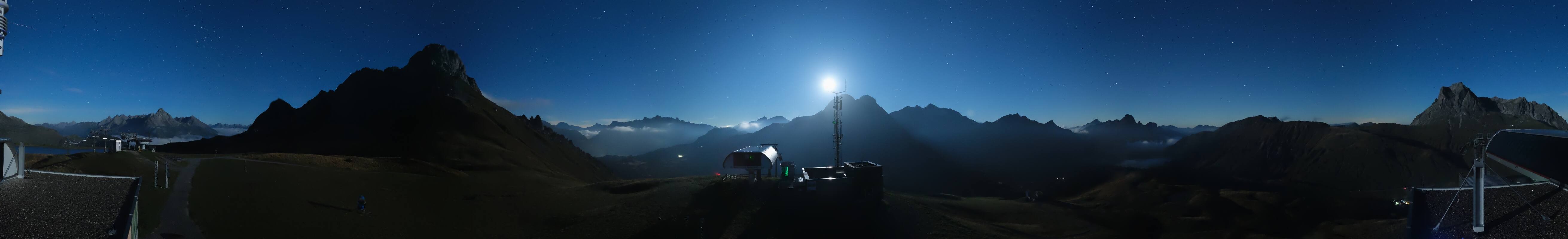 Archiv Foto Webcam Warth Schröcken - Panorama Saloberjet