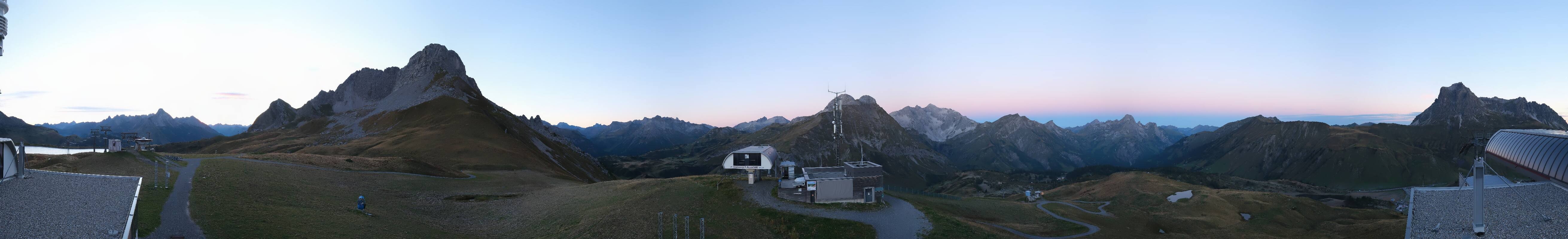 Archiv Foto Webcam Warth Schröcken - Panorama Saloberjet