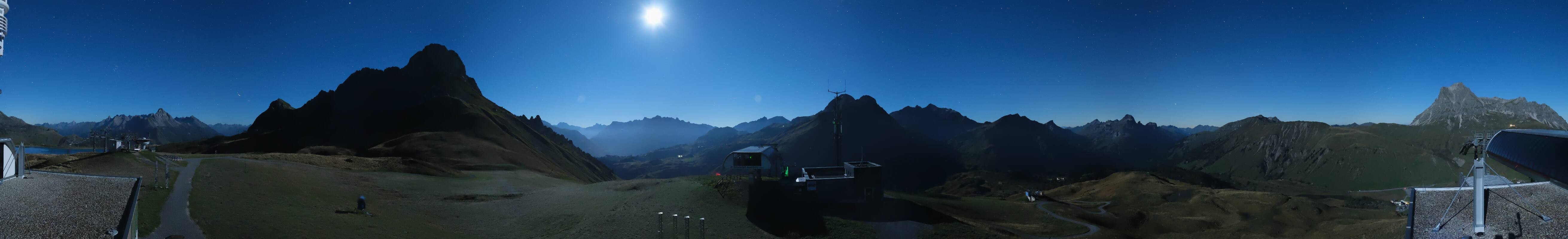 Archiv Foto Webcam Warth Schröcken - Panorama Saloberjet