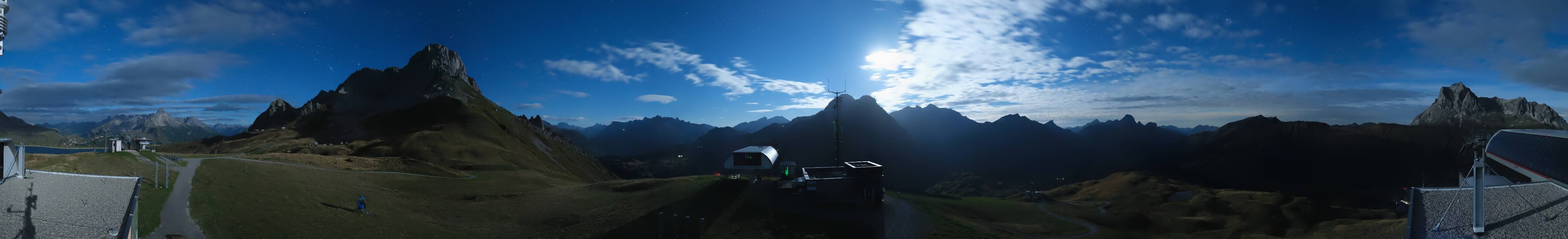 Archiv Foto Webcam Warth Schröcken - Panorama Saloberjet