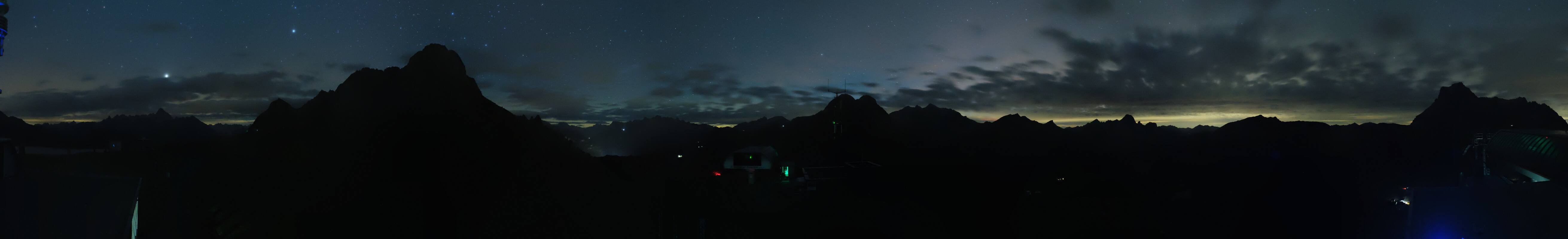 Archiv Foto Webcam Warth Schröcken - Panorama Saloberjet