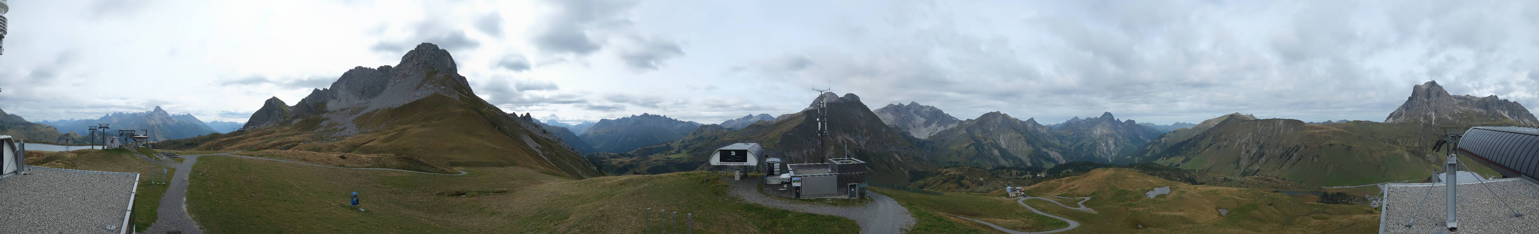 Archiv Foto Webcam Warth Schröcken - Panorama Saloberjet