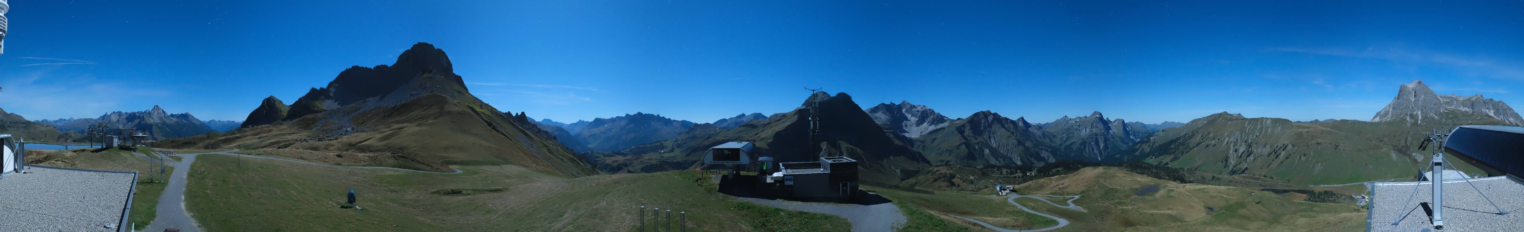 Archiv Foto Webcam Warth Schröcken - Panorama Saloberjet