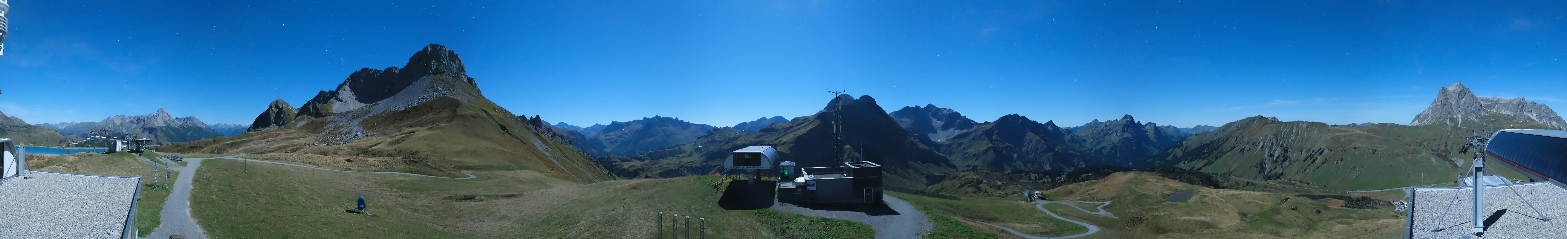 Archiv Foto Webcam Warth Schröcken - Panorama Saloberjet